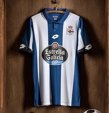 2016-17 Deportivo De La Coruña Home Soccer Jersey